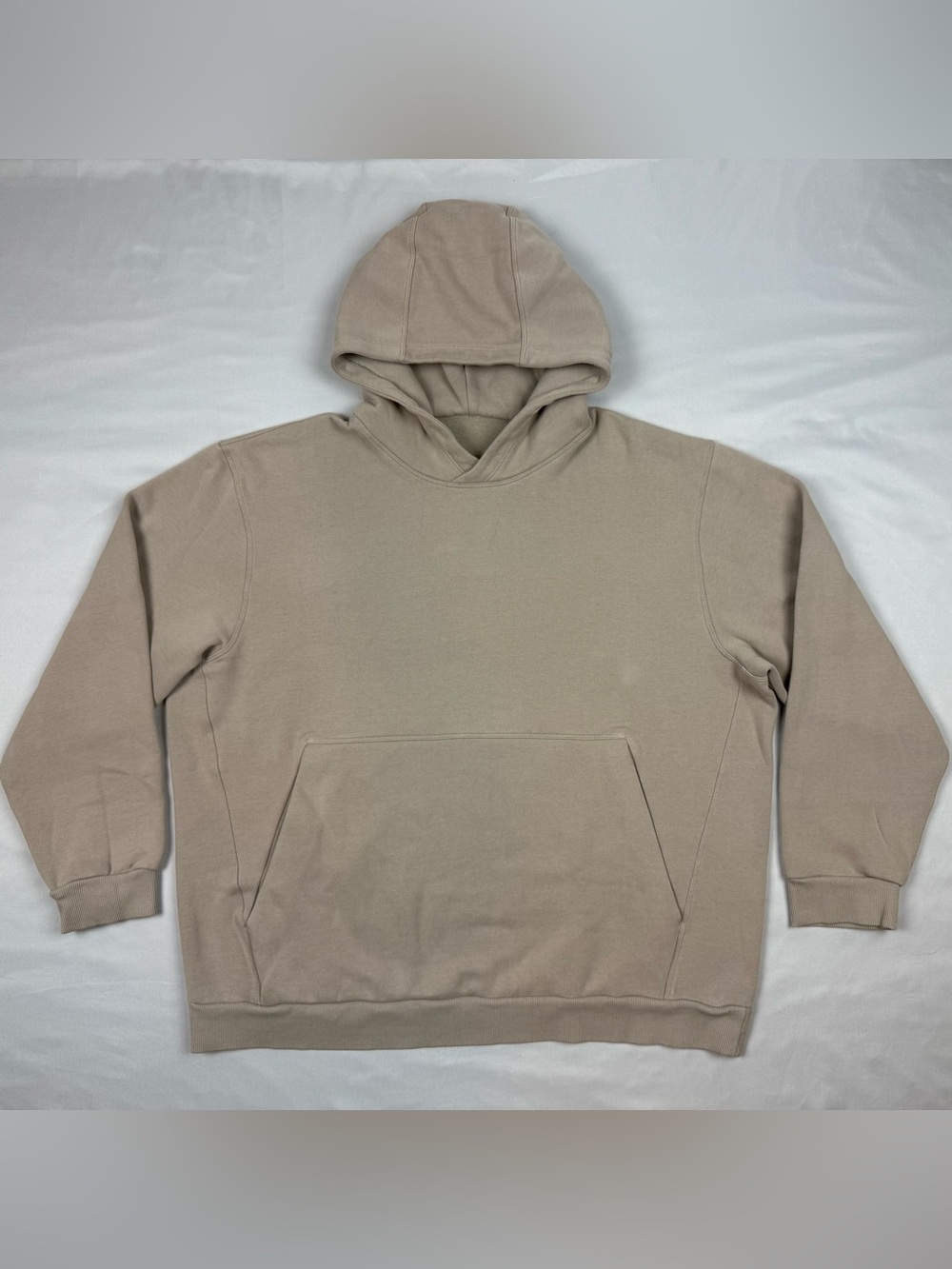 Lululemon Mens Steady State Hoodie Sweatshirt XL Sheer Oak Pullover A5